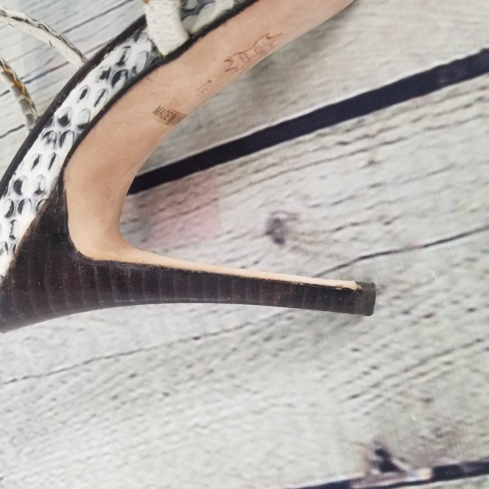 DOLCE VITA Snakeskin High Heel Sandals sz 7.5 - Picture 4 of 7